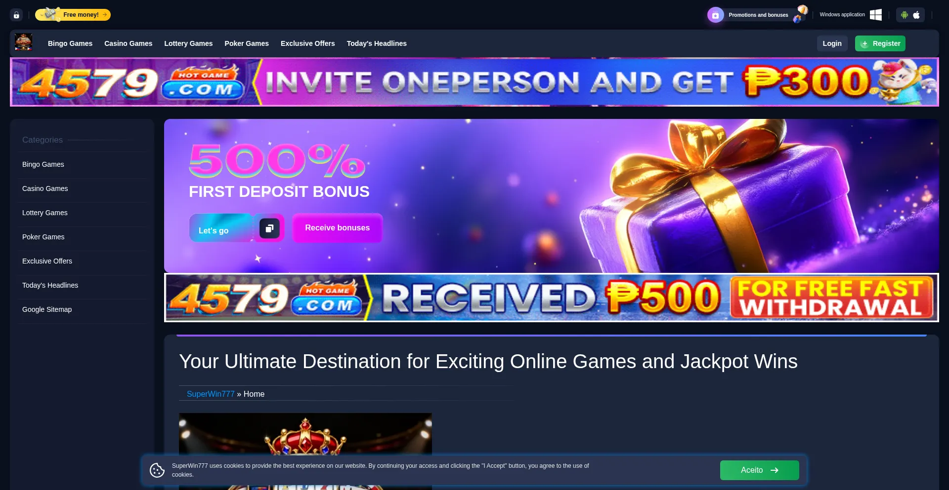 Superwin777app.com