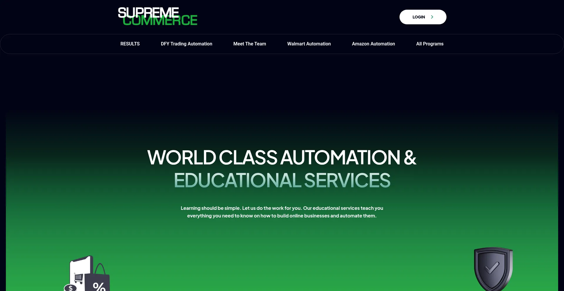 ¿És Seguro y Confiable Supremecommercetraining.com?