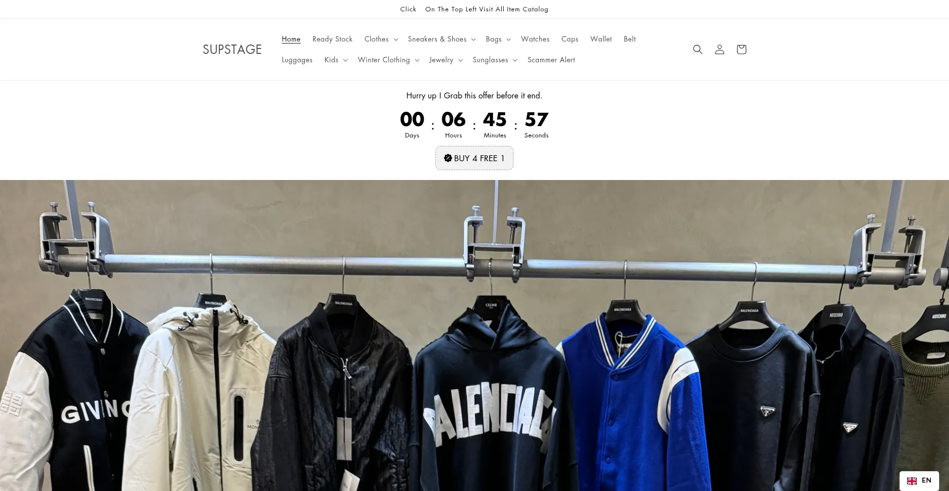 Website screenshot of Supstagemy.com