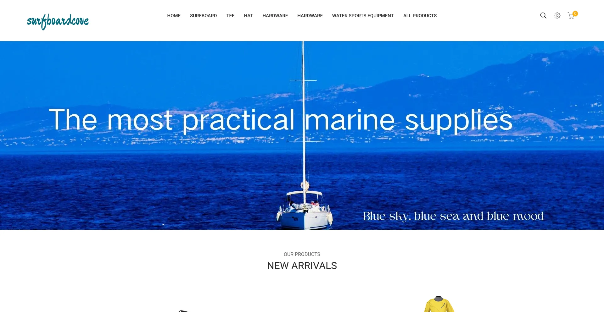 Surfboardcove.com Screenshot