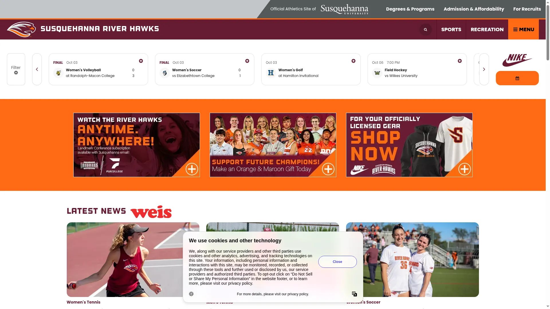 Suriverhawks.com