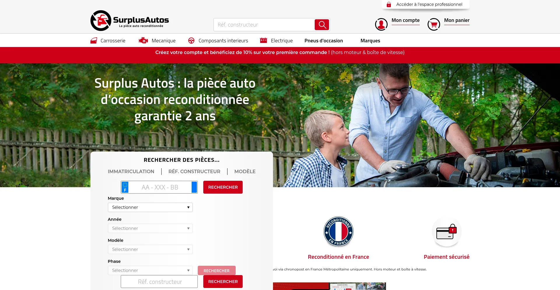 ¿És Seguro y Confiable Surplusautos.fr?
