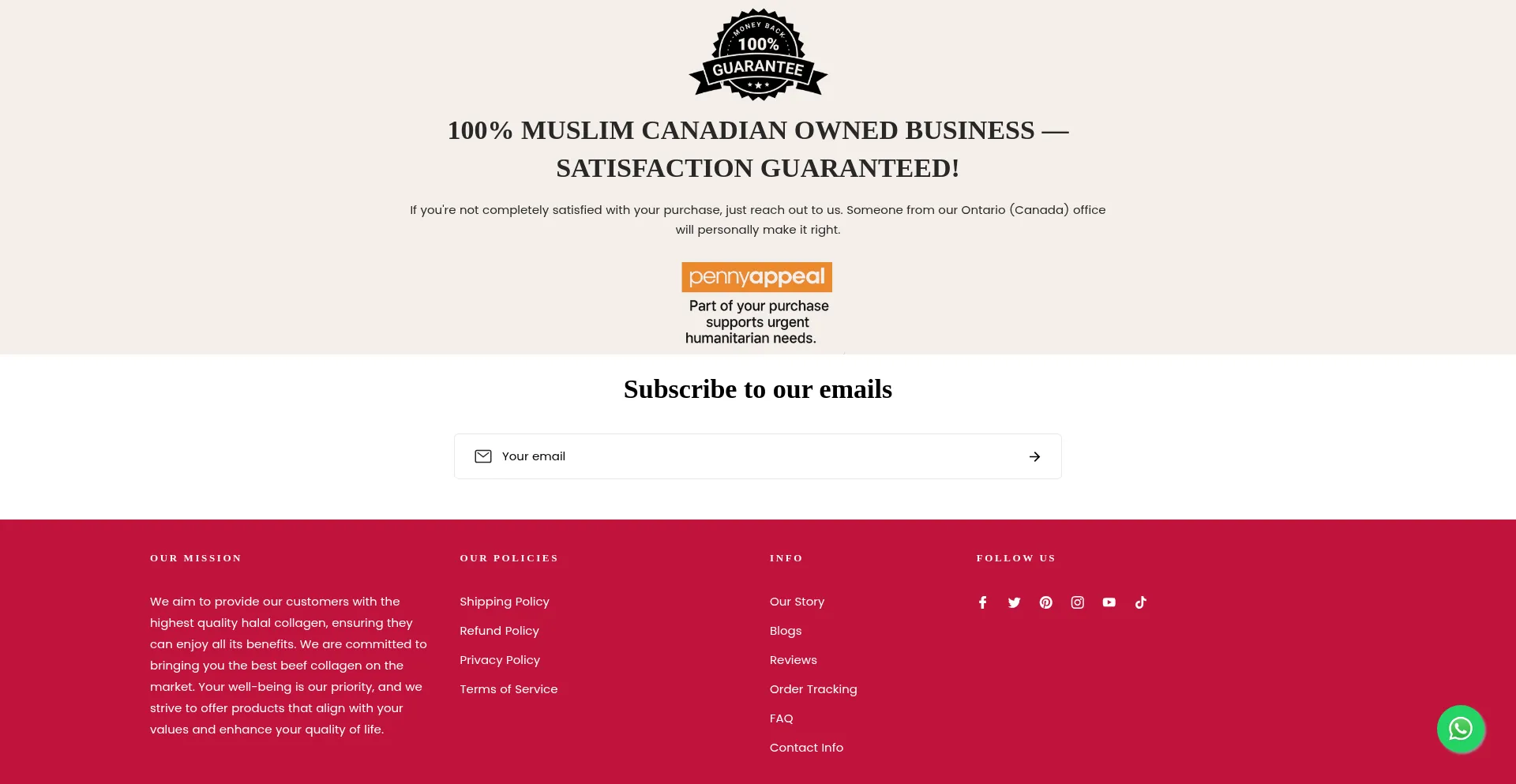 Website screenshot of Sustainablelifestyleca.com