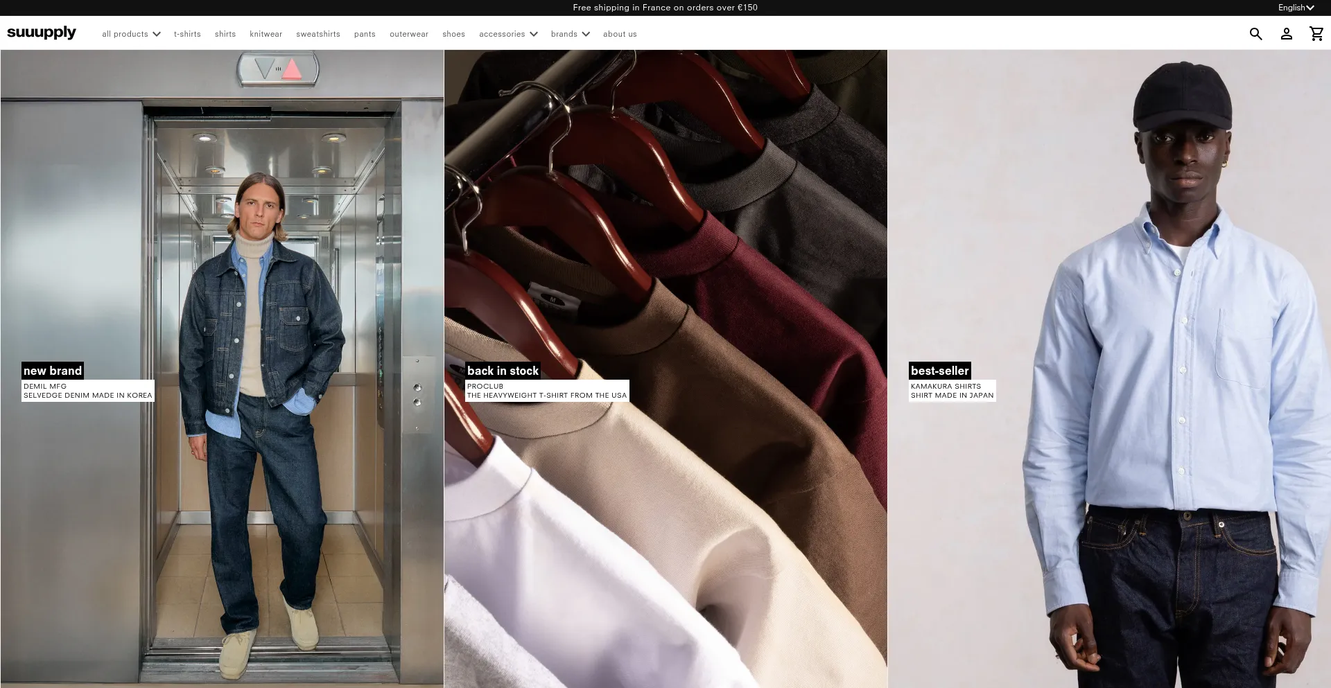 Website screenshot of Suuupply.com