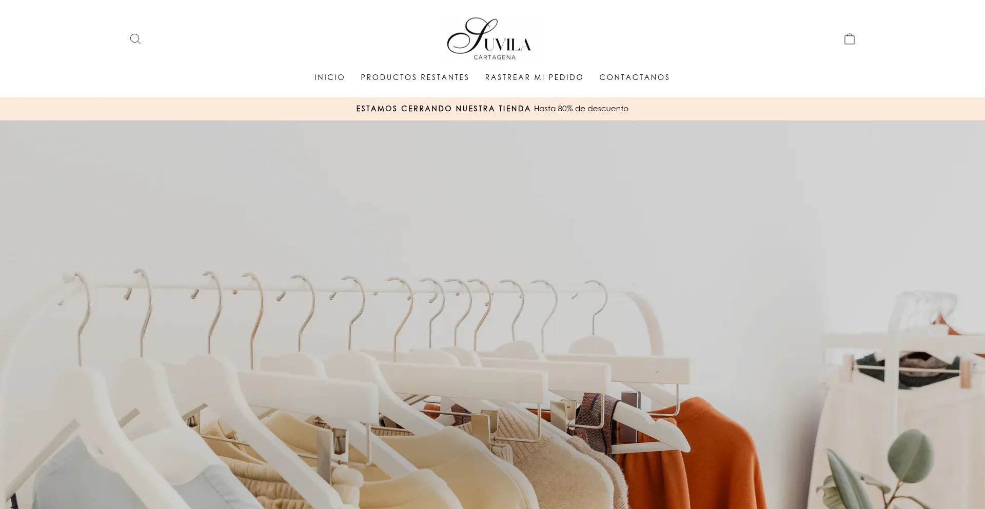 Website screenshot of Suvila-cartagena.com