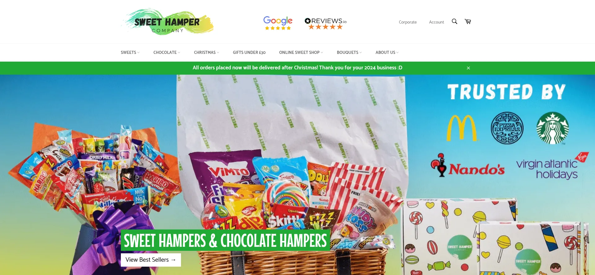 ¿És Seguro y Confiable Sweethampercompany.co.uk?