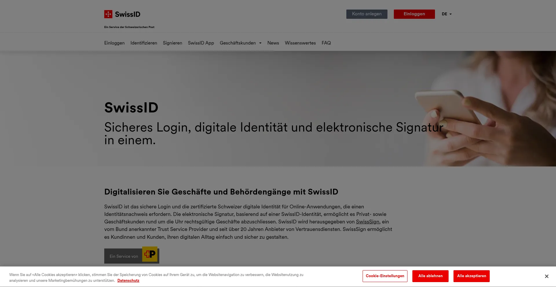 ¿És Seguro y Confiable Swissid.ch?