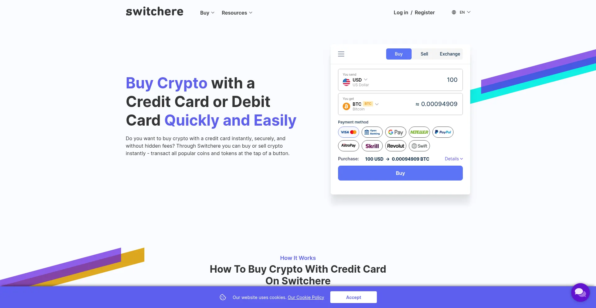 Switchere.com Screenshot