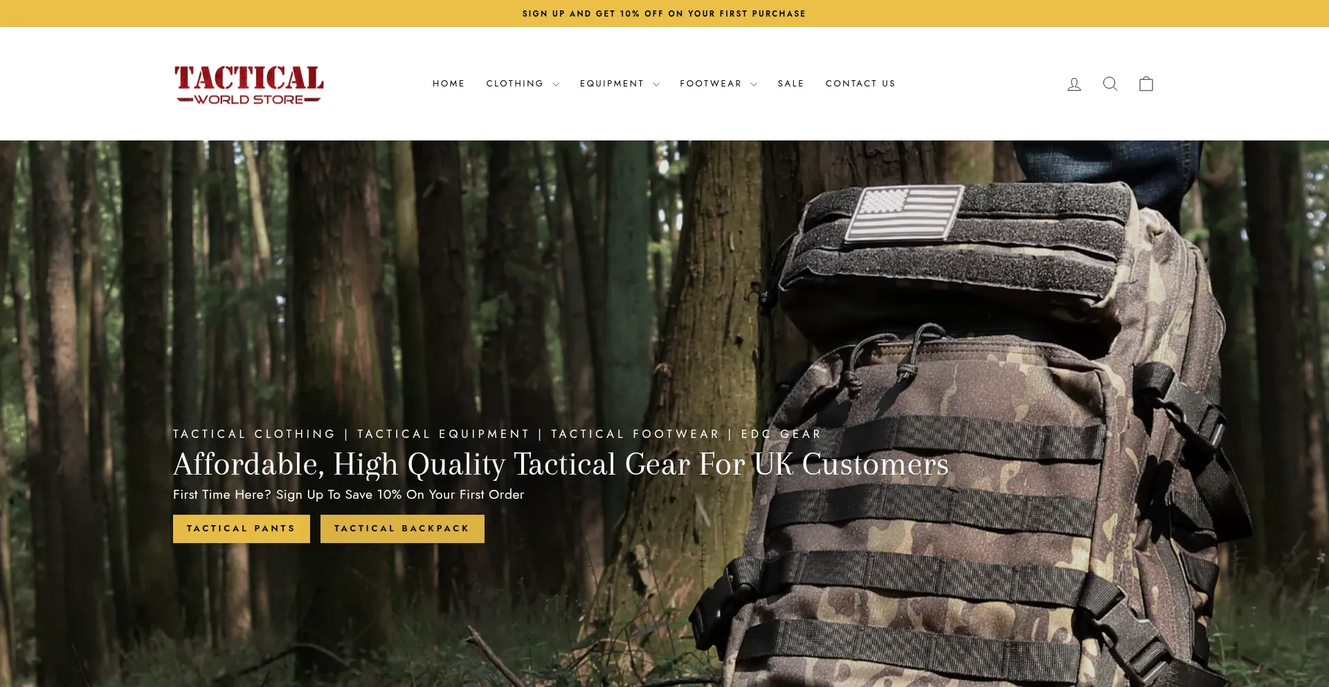 ¿És Seguro y Confiable Tacticalworldstore.co.uk?