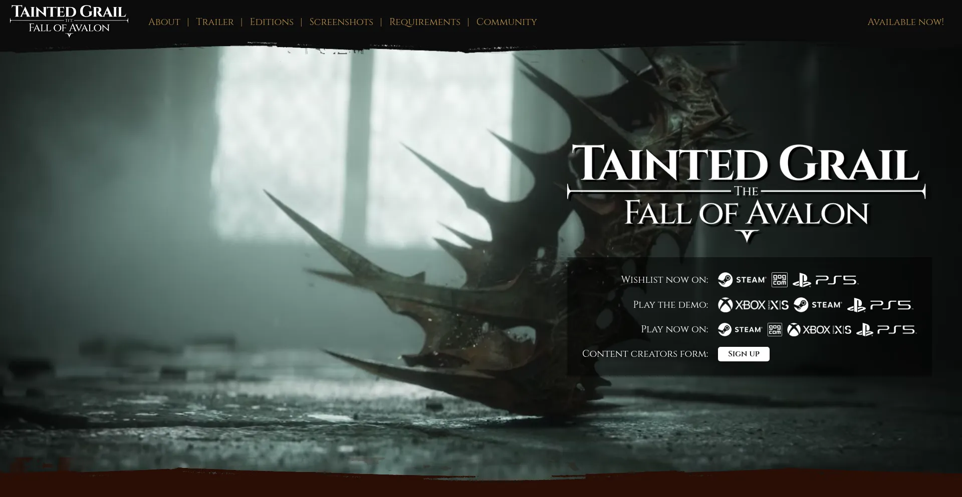 Taintedgrail.com