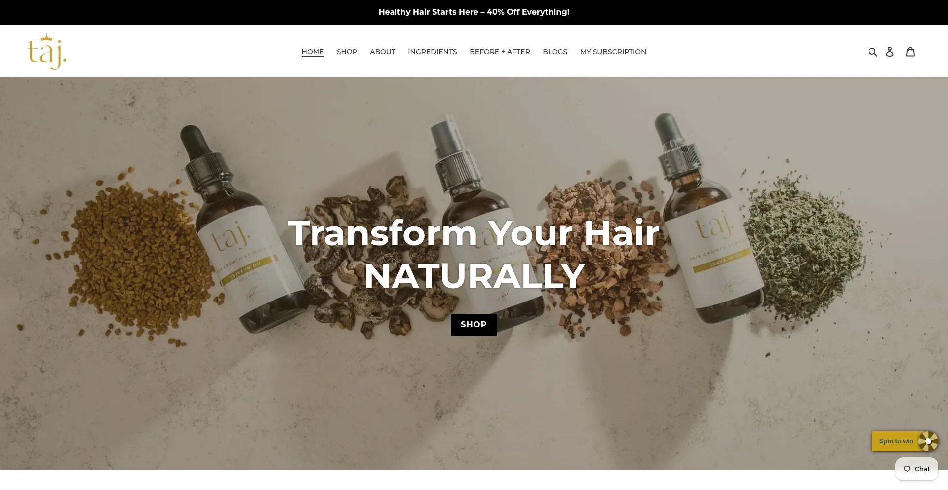 Tajhairgrowth.com