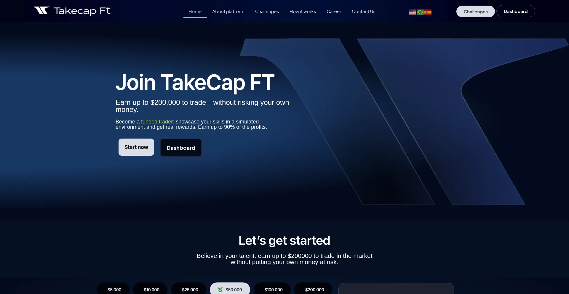 Takecapft.com Screenshot