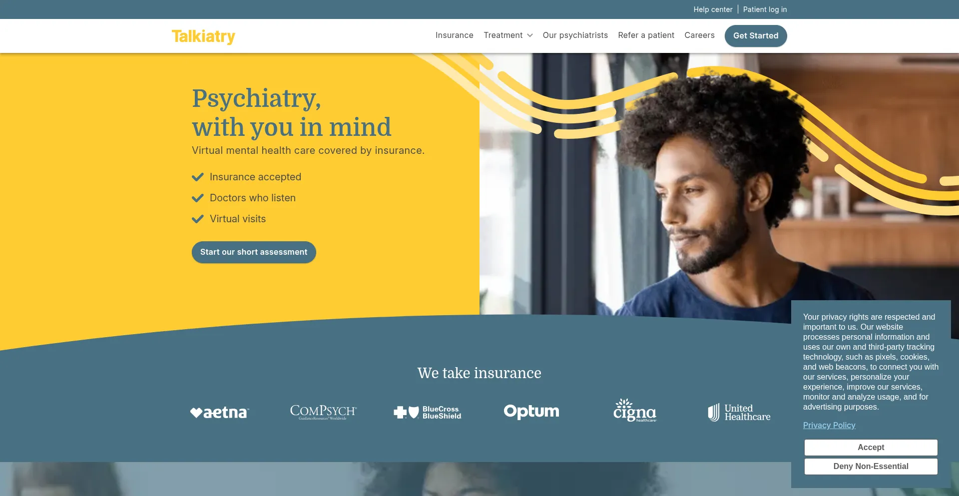 ¿És Seguro y Confiable Talkiatry.com?