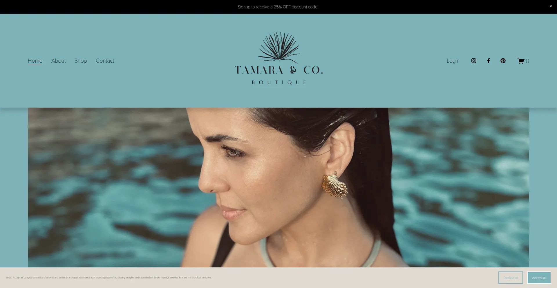 Tamaracojewelry.com Screenshot