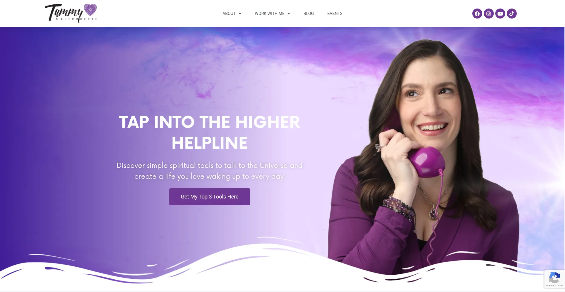Website screenshot of Tammymastroberte.com
