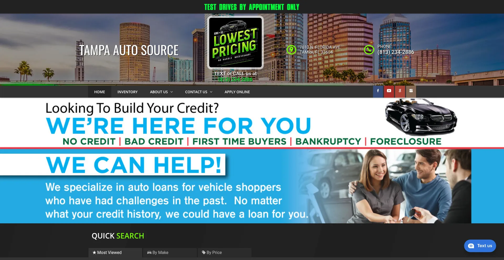 ¿És Seguro y Confiable Tampaautosource.com?