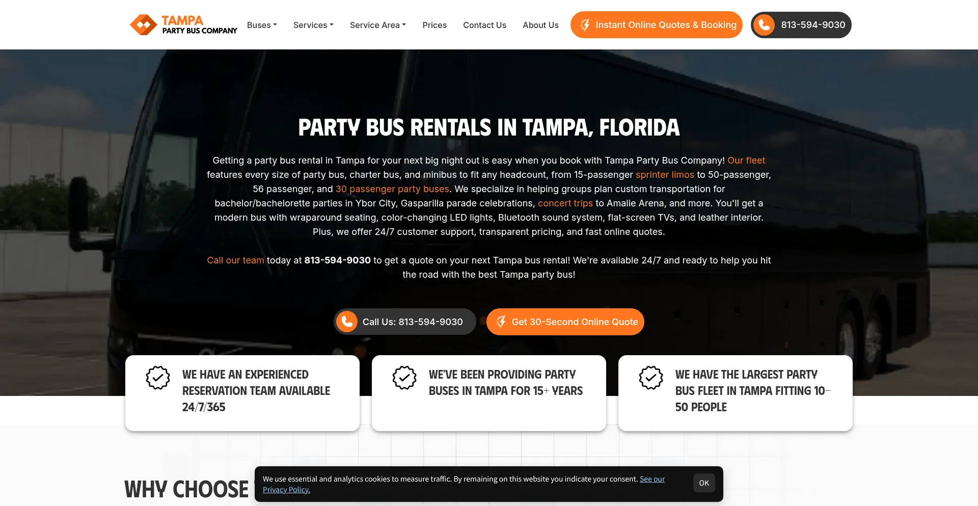 Tampapartybuscompany.com