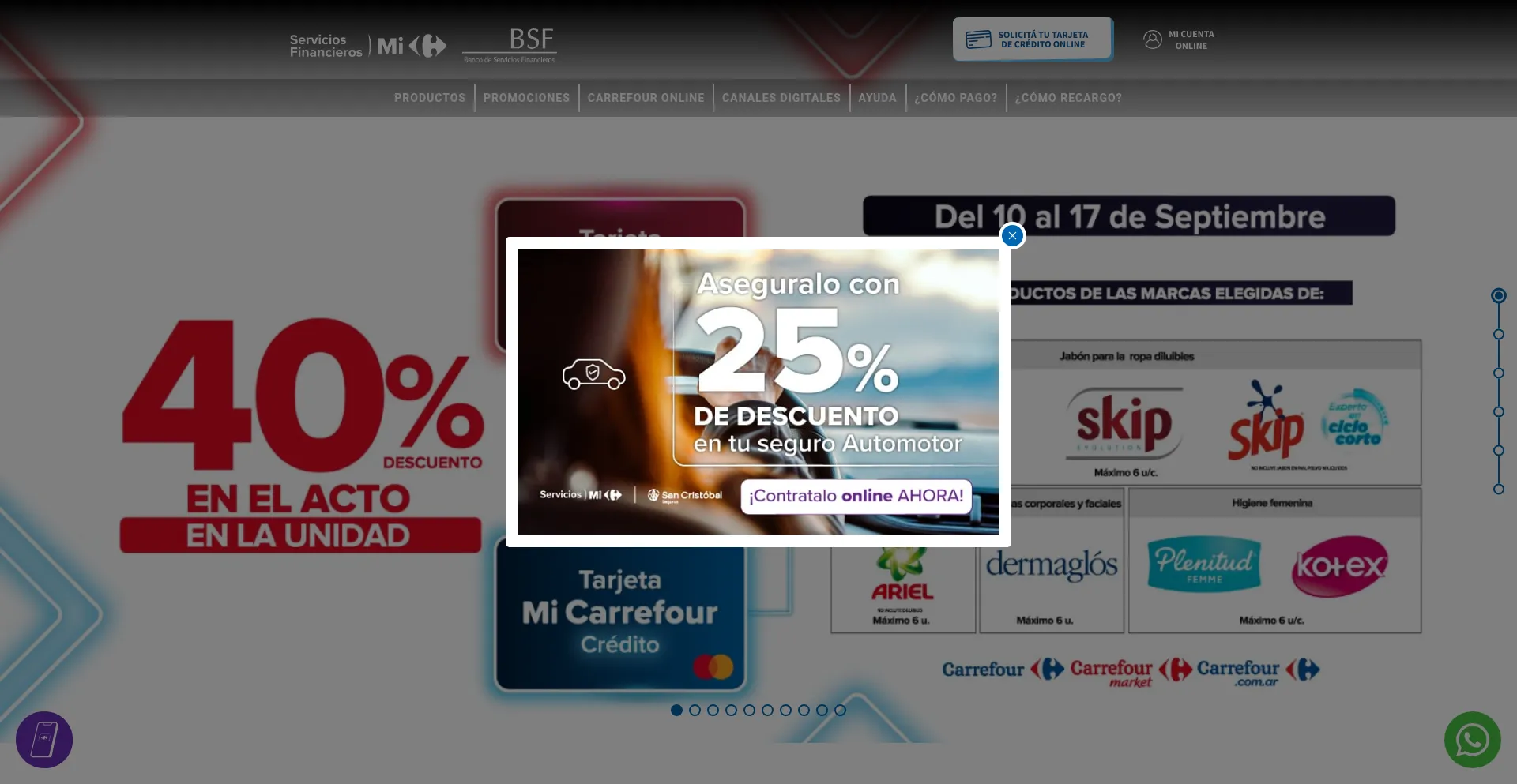 ¿És Seguro y Confiable Tarjetacarrefour.com.ar?