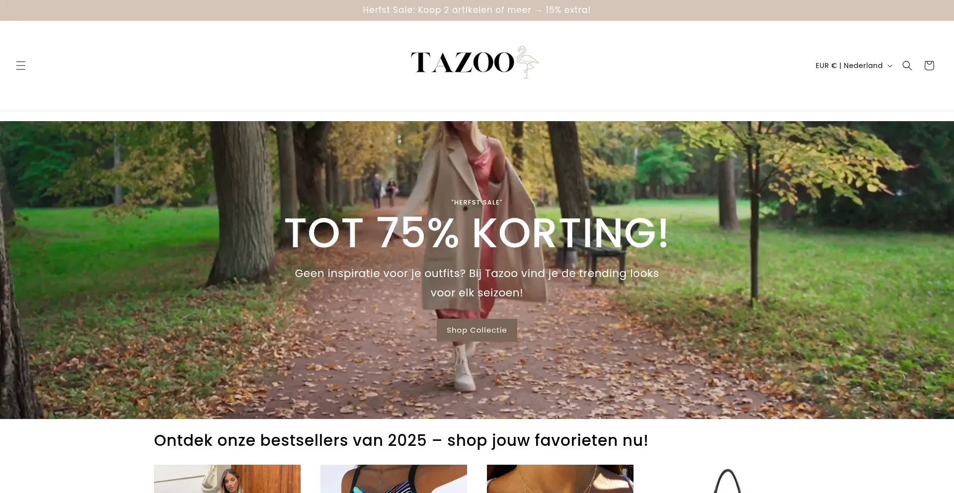 Tazoo.nl Screenshot