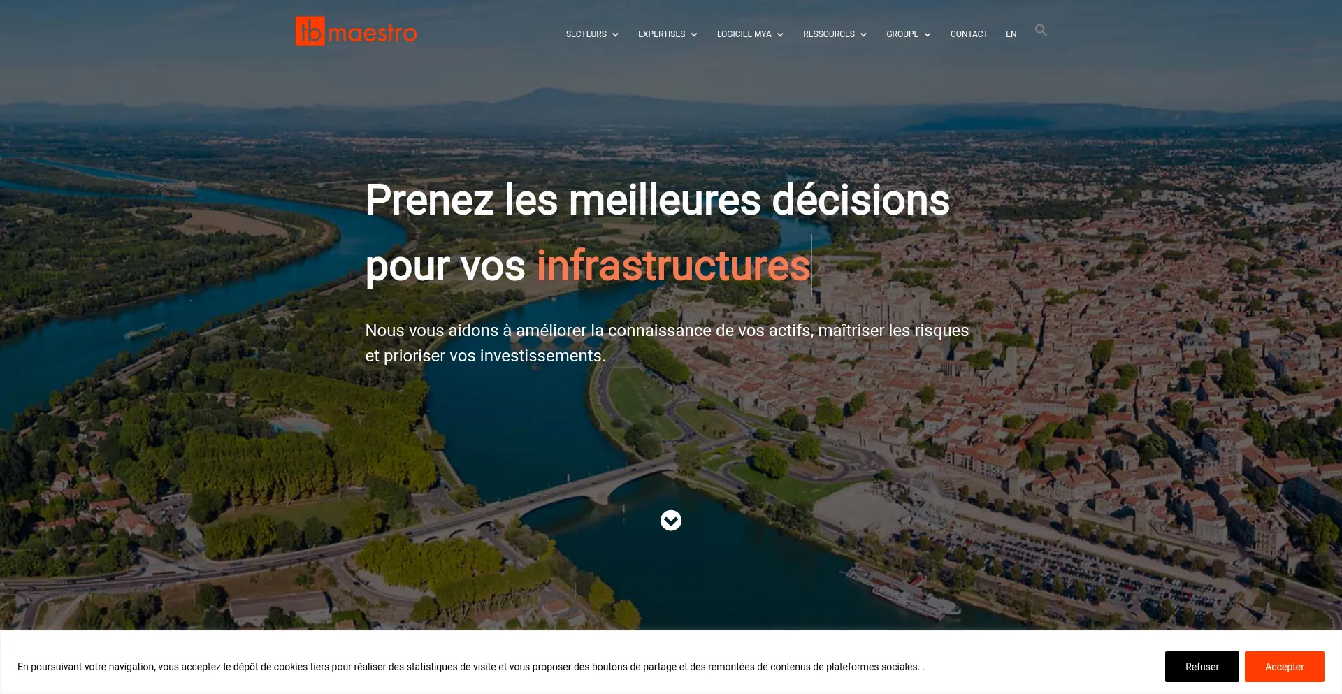 Website screenshot of Tbmaestro.com
