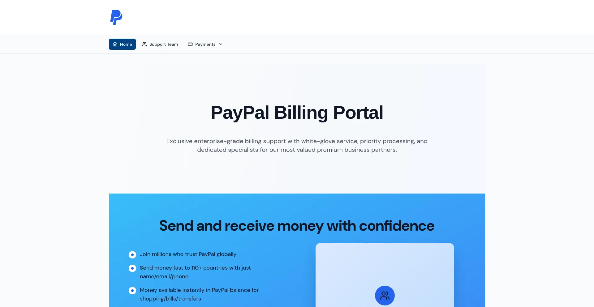 ¿És Seguro y Confiable Teambillingportal.com?