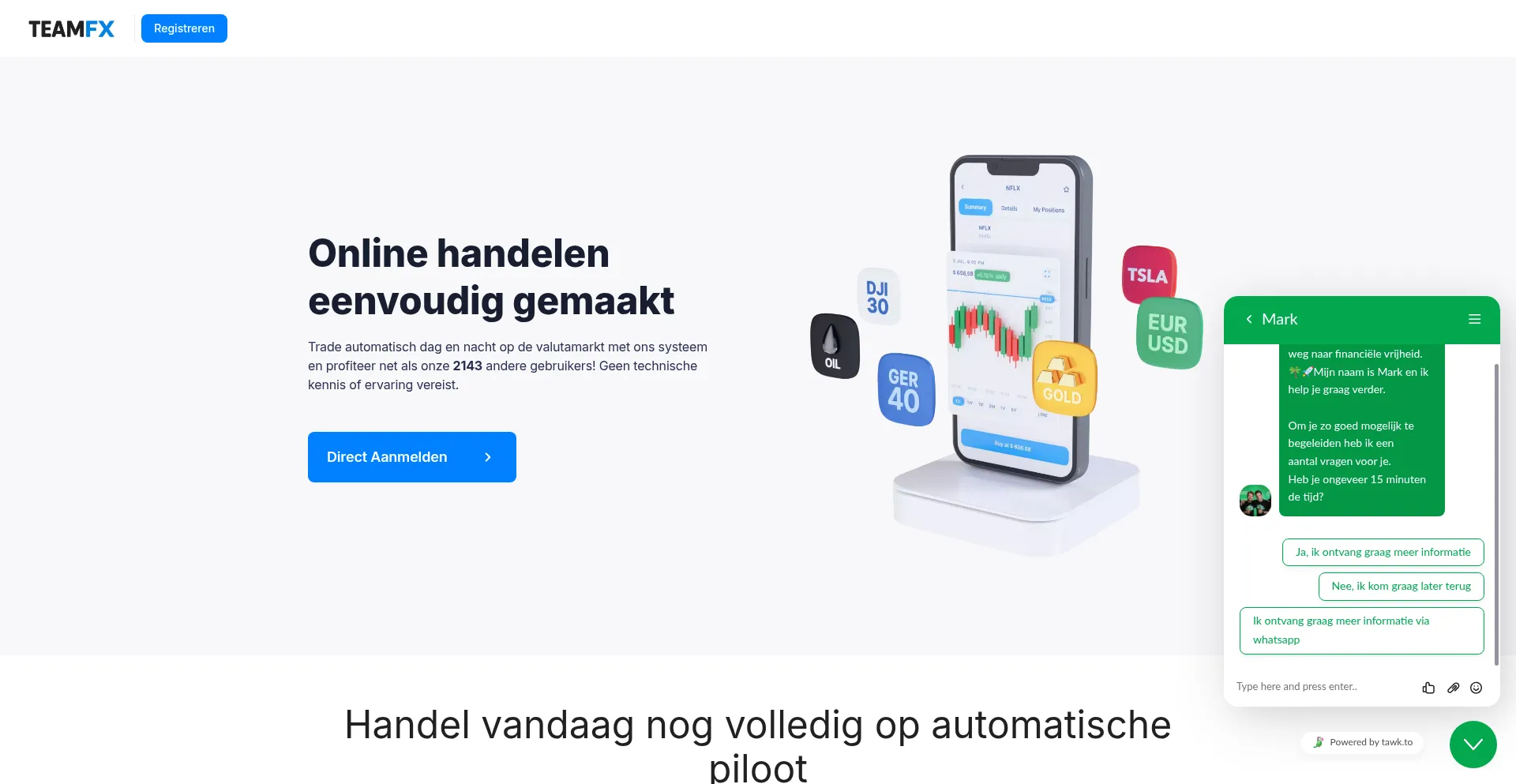 ¿És Seguro y Confiable Teamforexnederland.nl?