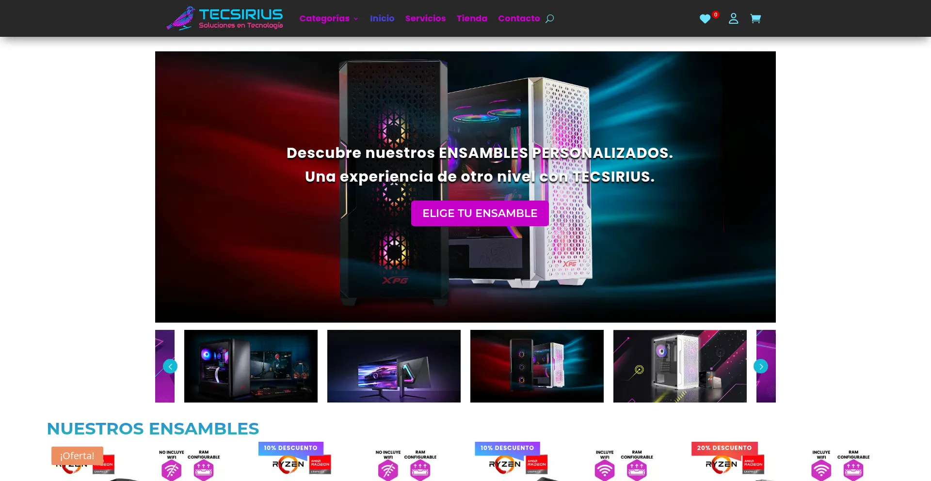 Tecsirius.com Screenshot