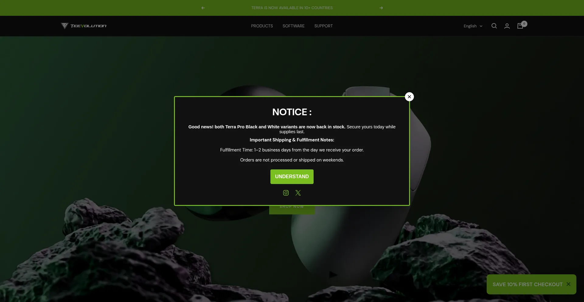 Teevogear.com Screenshot