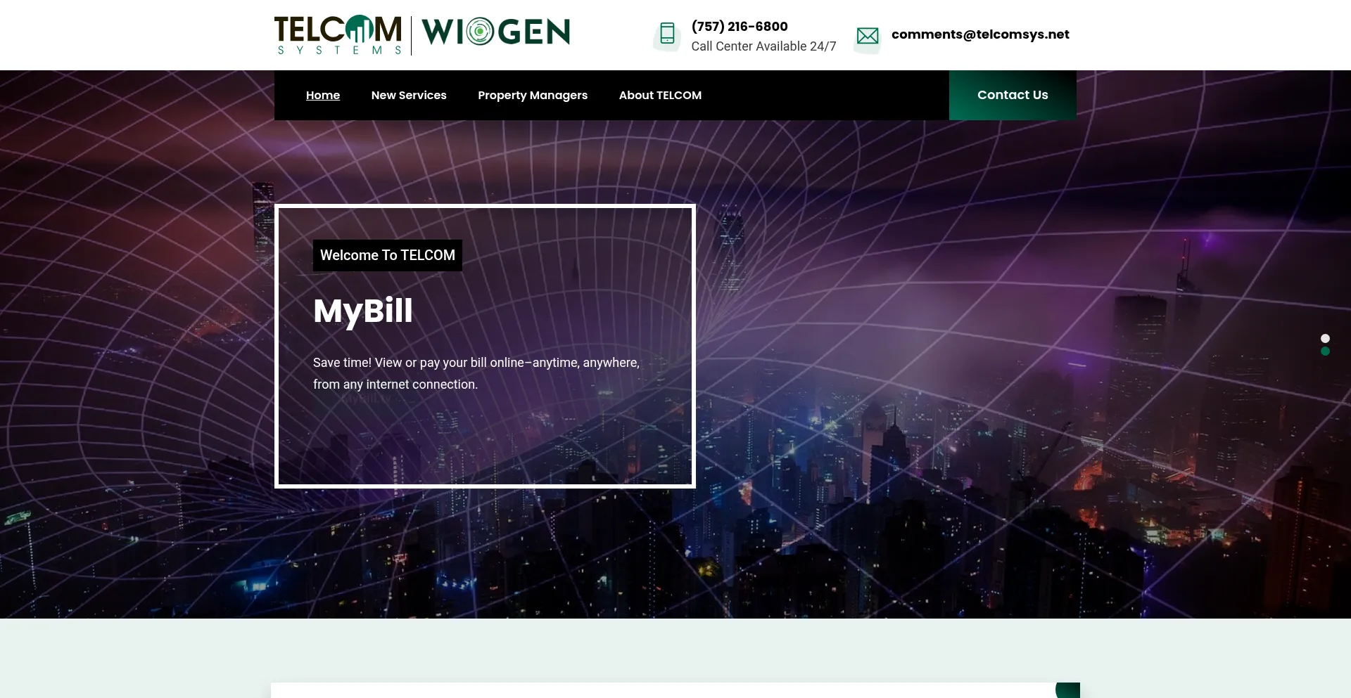 Telcomconnect.com Screenshot