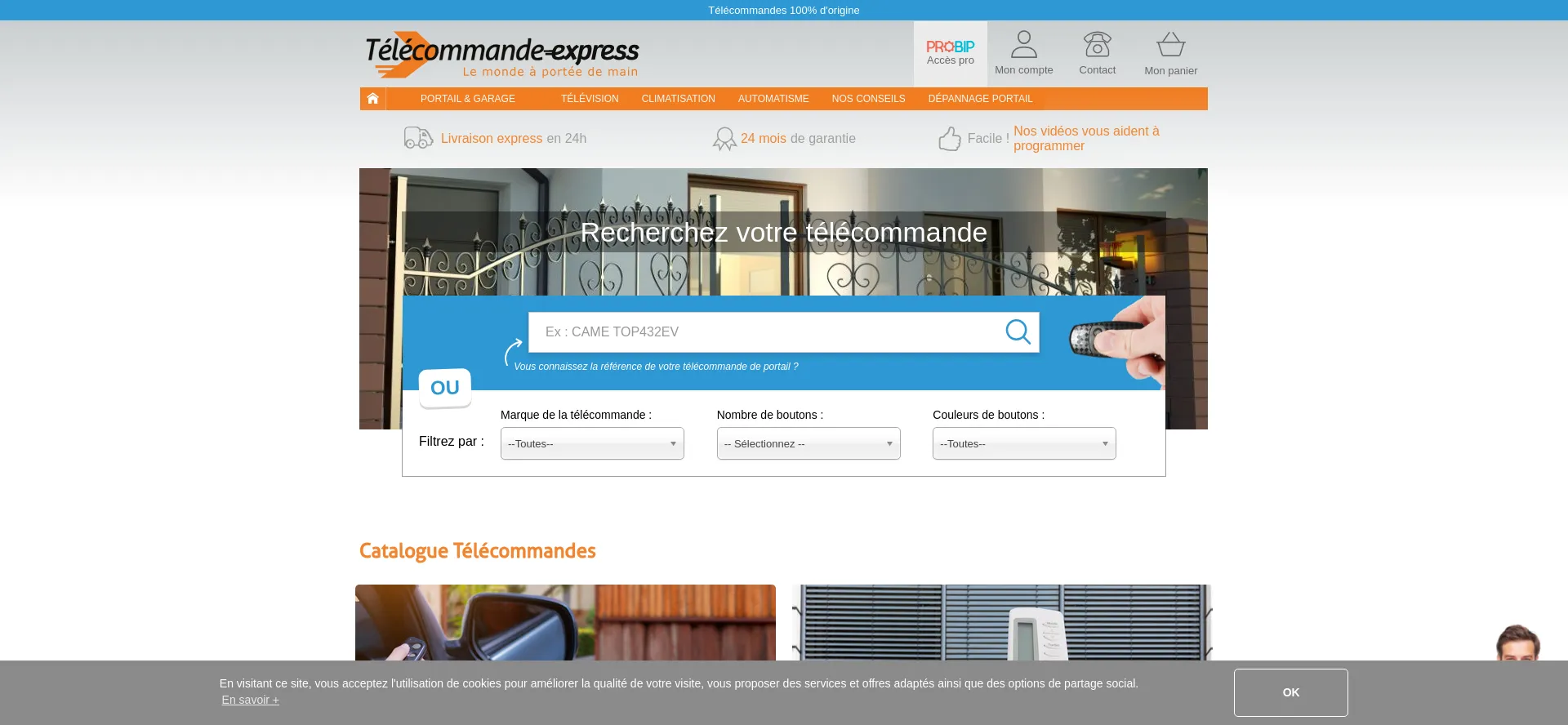 ¿És Seguro y Confiable Telecommande-express.com?