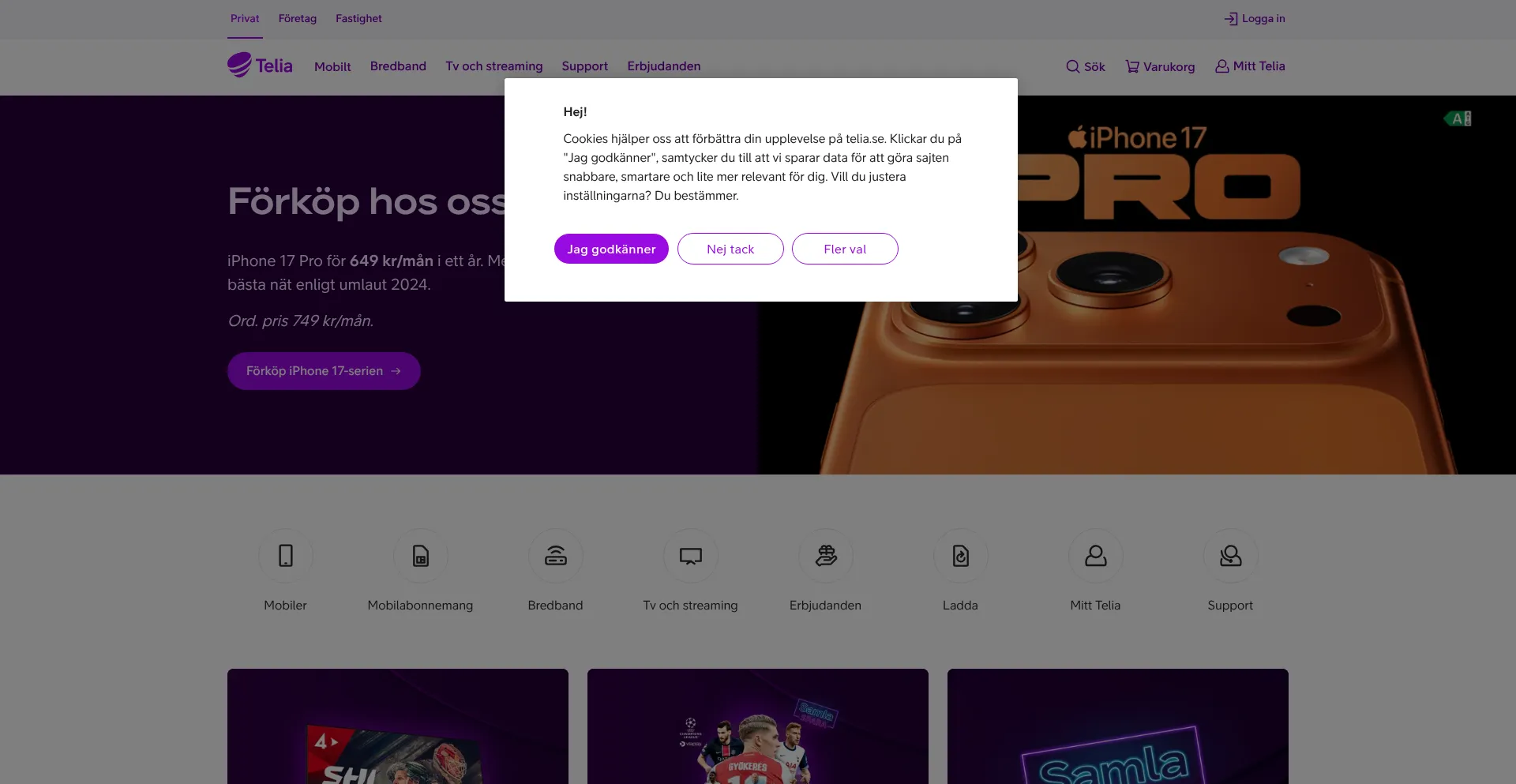 ¿És Seguro y Confiable Telia.se?