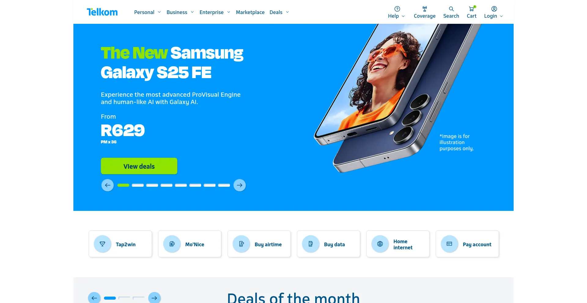 Telkom.co.za Screenshot