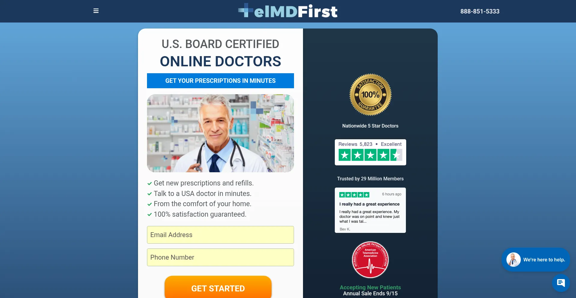 ¿És Seguro y Confiable Telmdfirst.com?