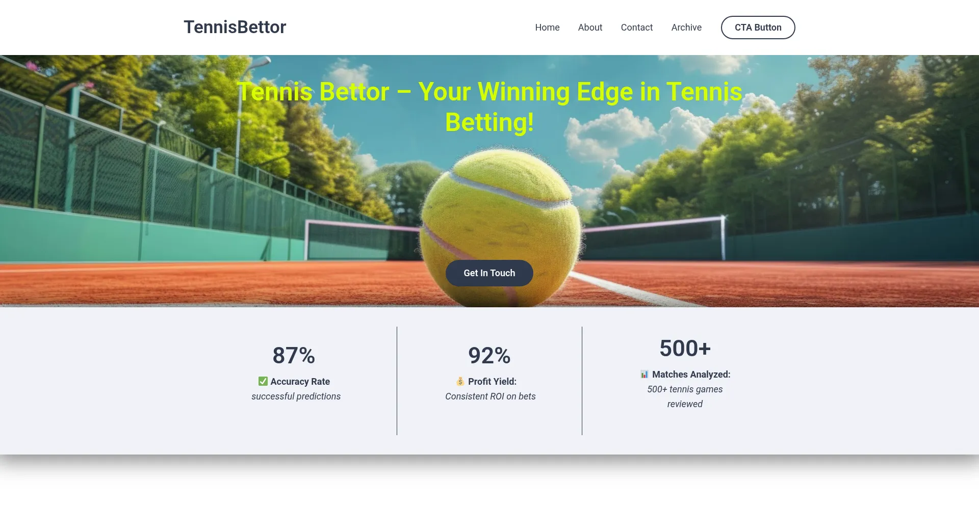 ¿És Seguro y Confiable Tennisbettor.net?