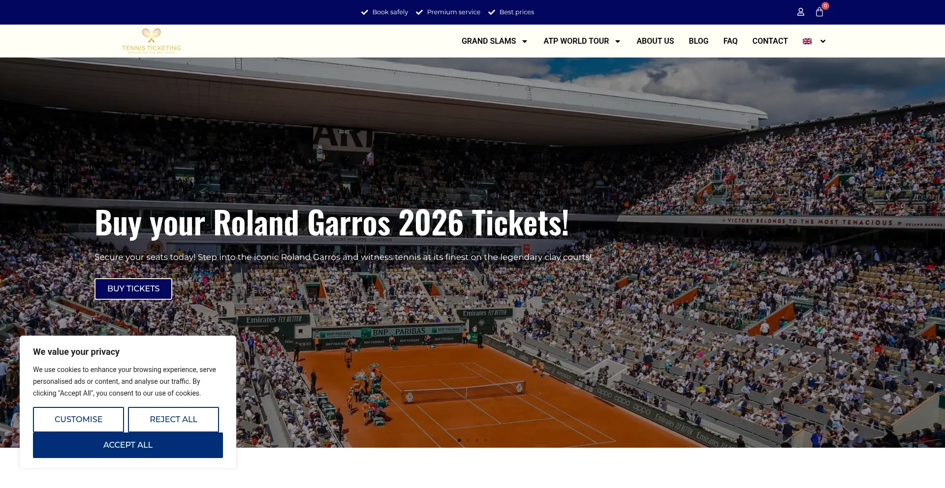 ¿És Seguro y Confiable Tennisticketing.com?