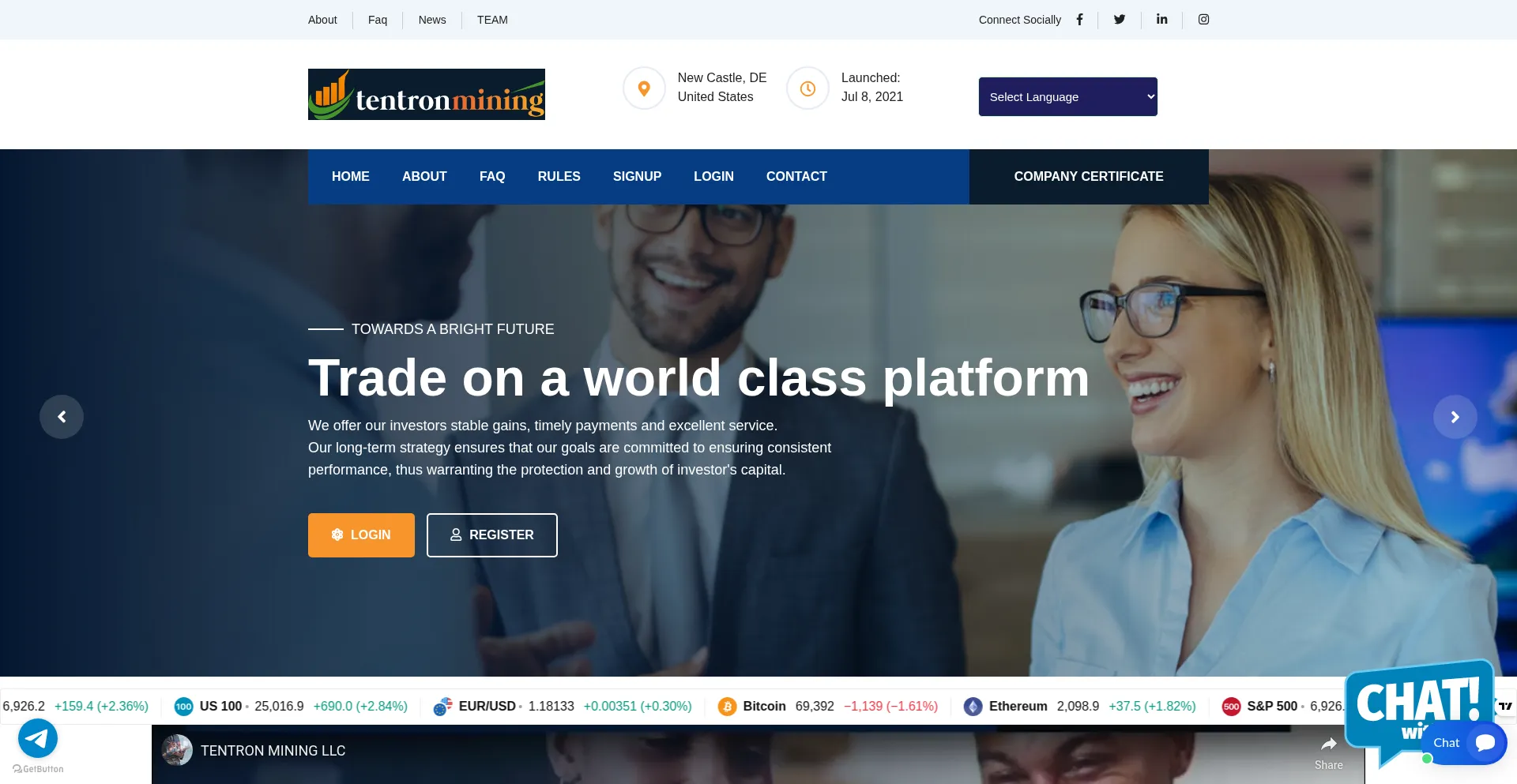 Tentron-minings.com