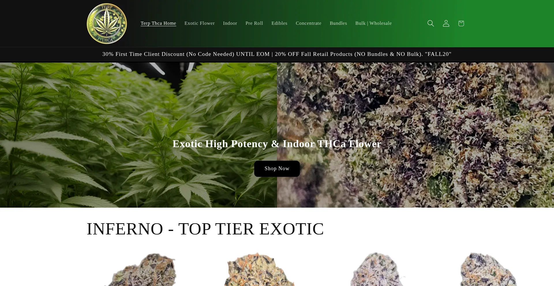 Terpthca.com Screenshot