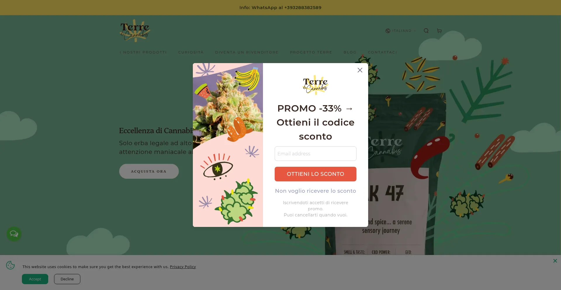 Terredicannabis.com Screenshot