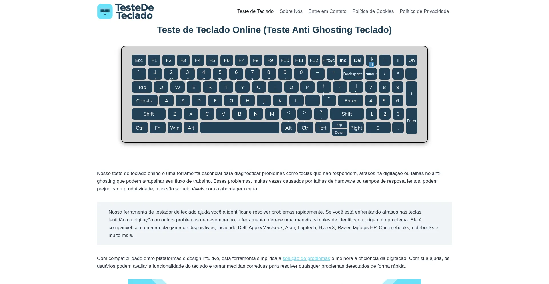 ¿És Seguro y Confiable Testedeteclado.com.br?