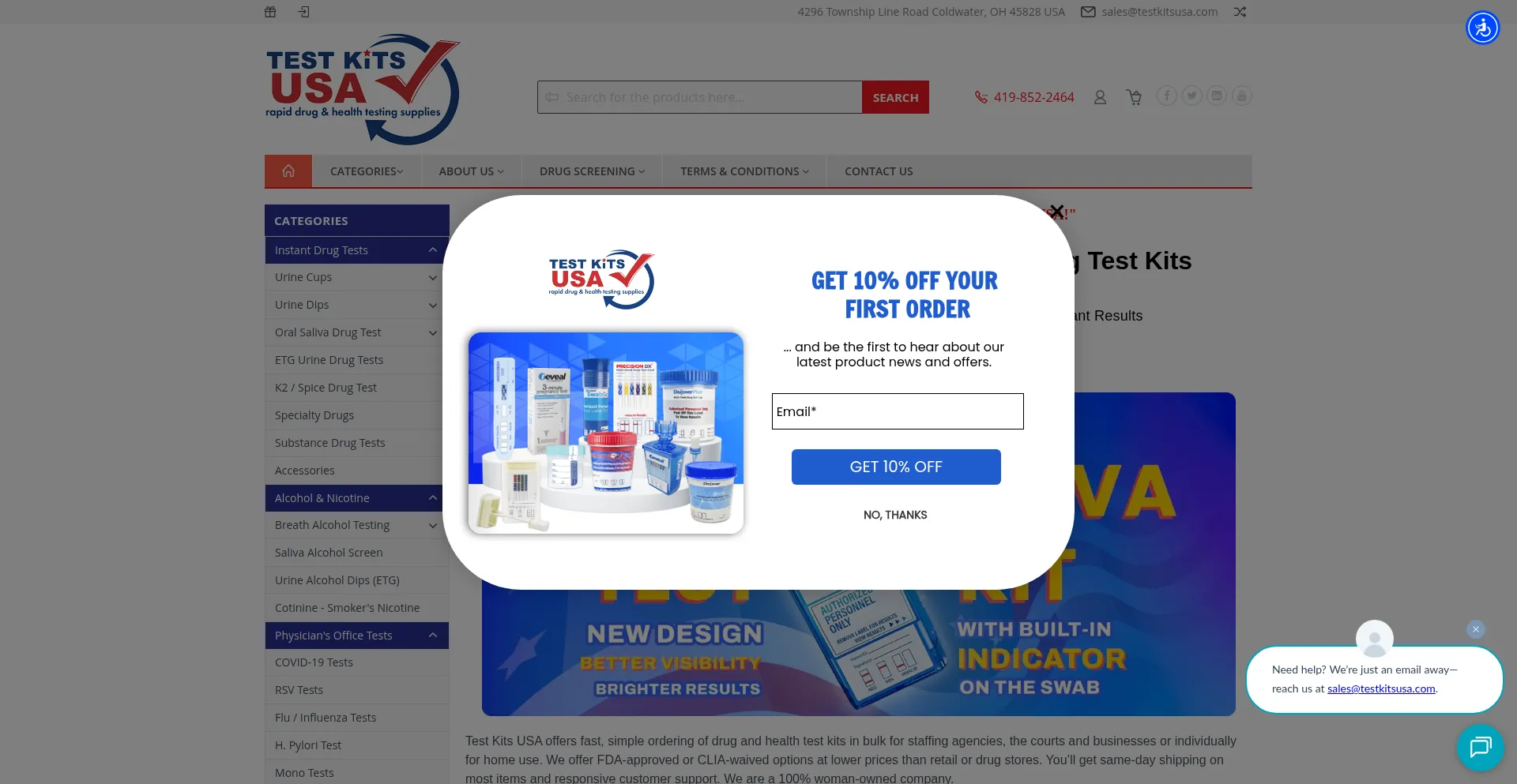 ¿És Seguro y Confiable Testkitsathome.com?