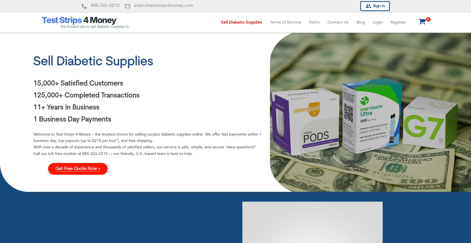 ¿És Seguro y Confiable Teststrips4money.com?