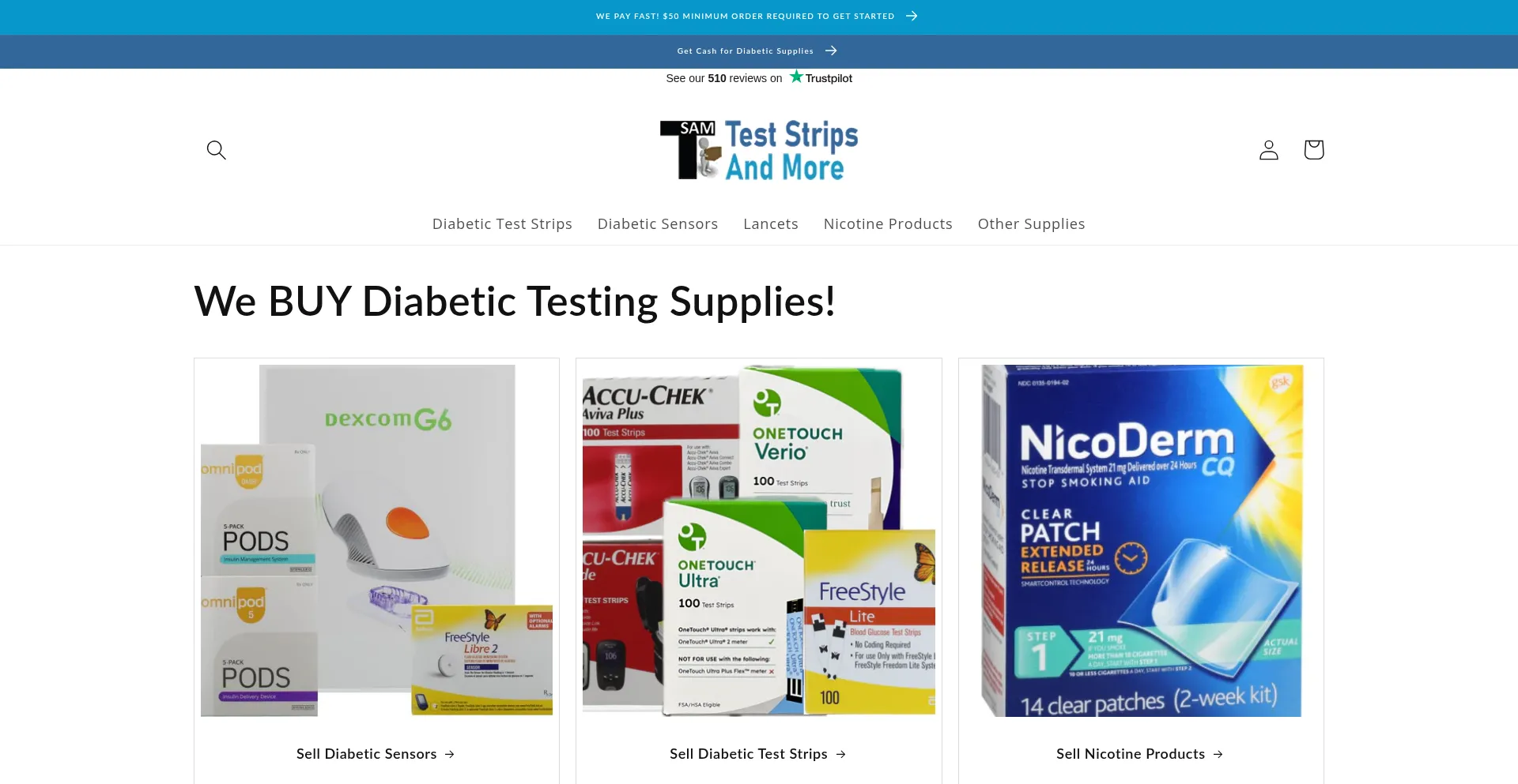 ¿És Seguro y Confiable Teststripsandmore.com?