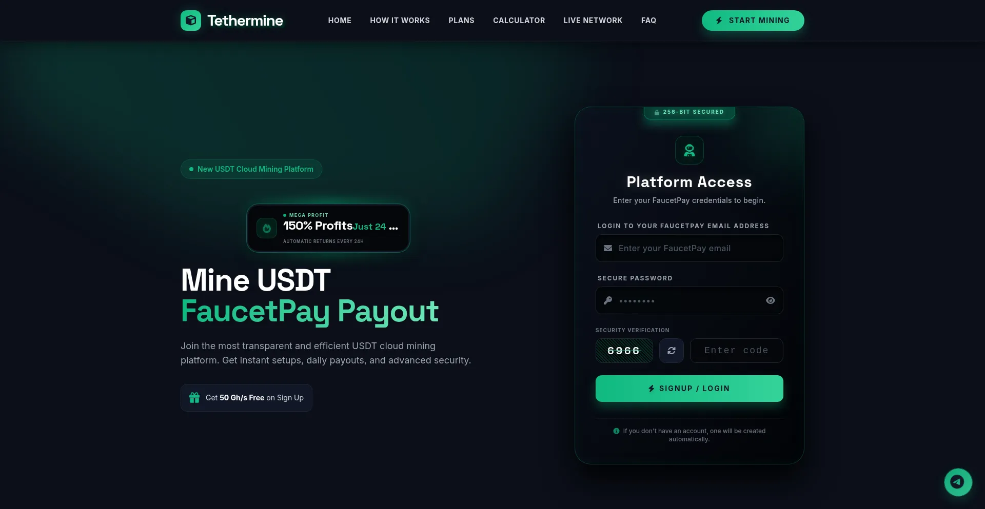 Tethermine.online