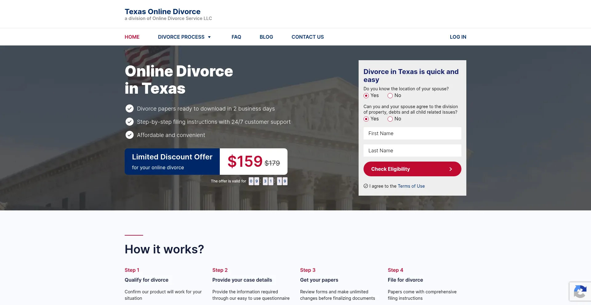 Texasonlinedivorce.com