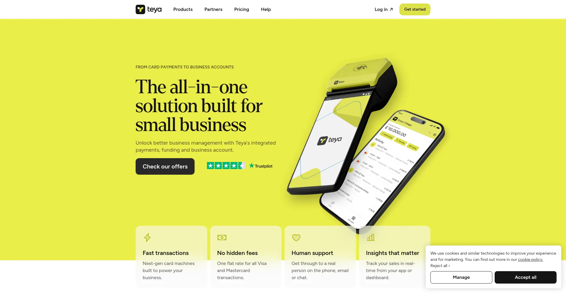 Teya.com Screenshot