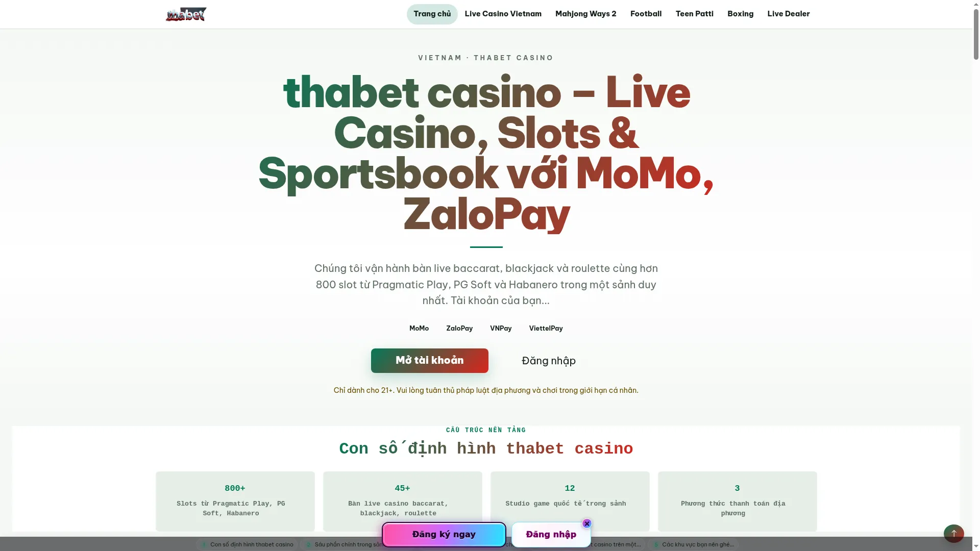 Thabetcasino.bet