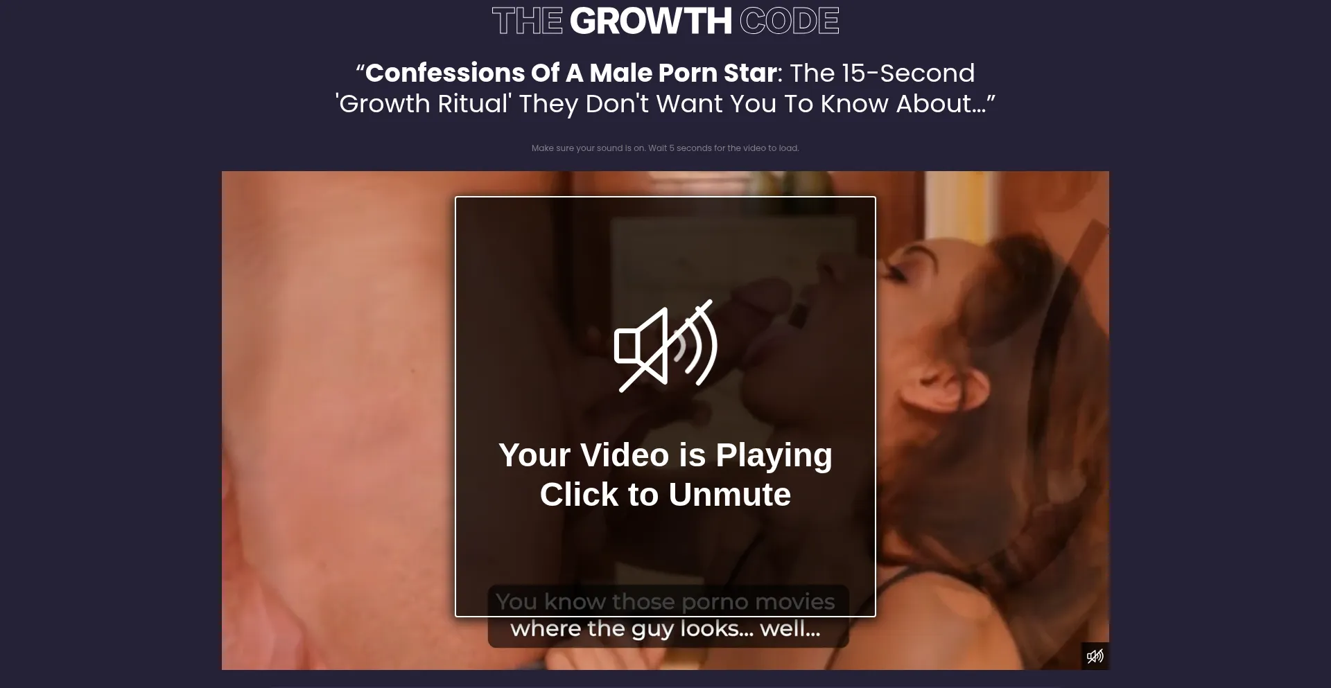 Website screenshot of The-growth-code.com