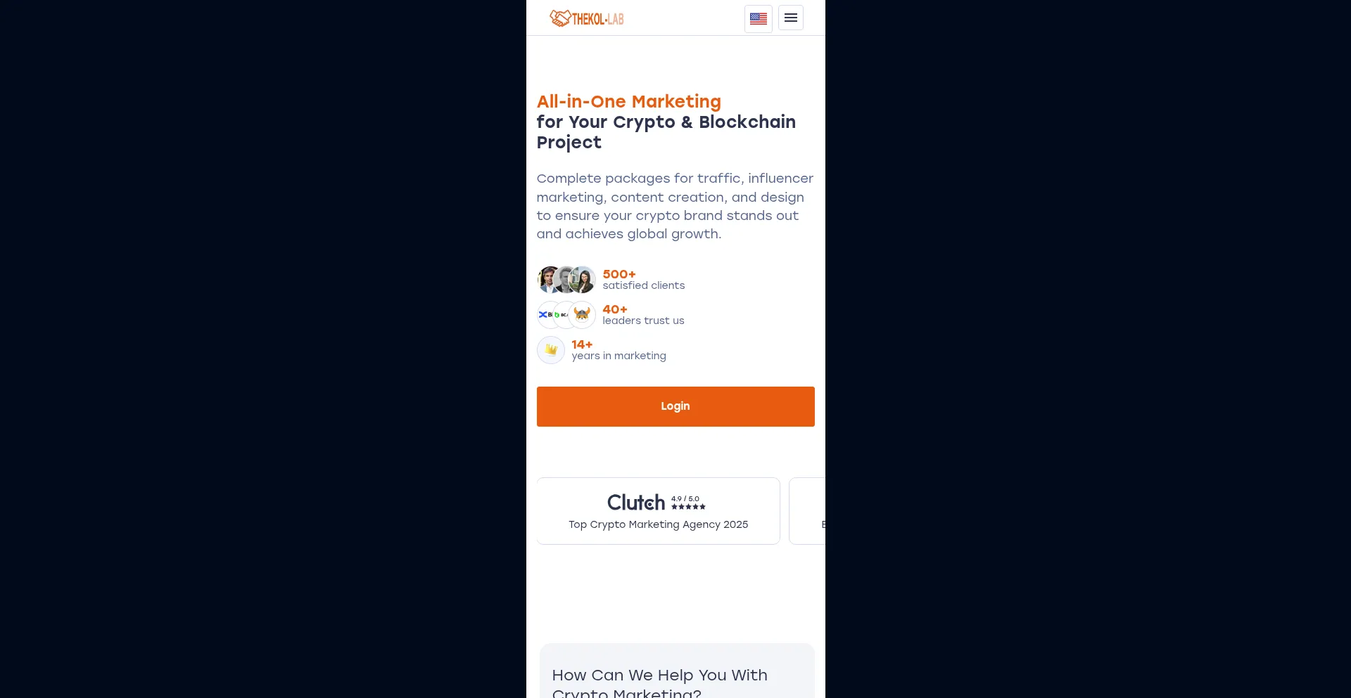 Website screenshot of The-kolab.com