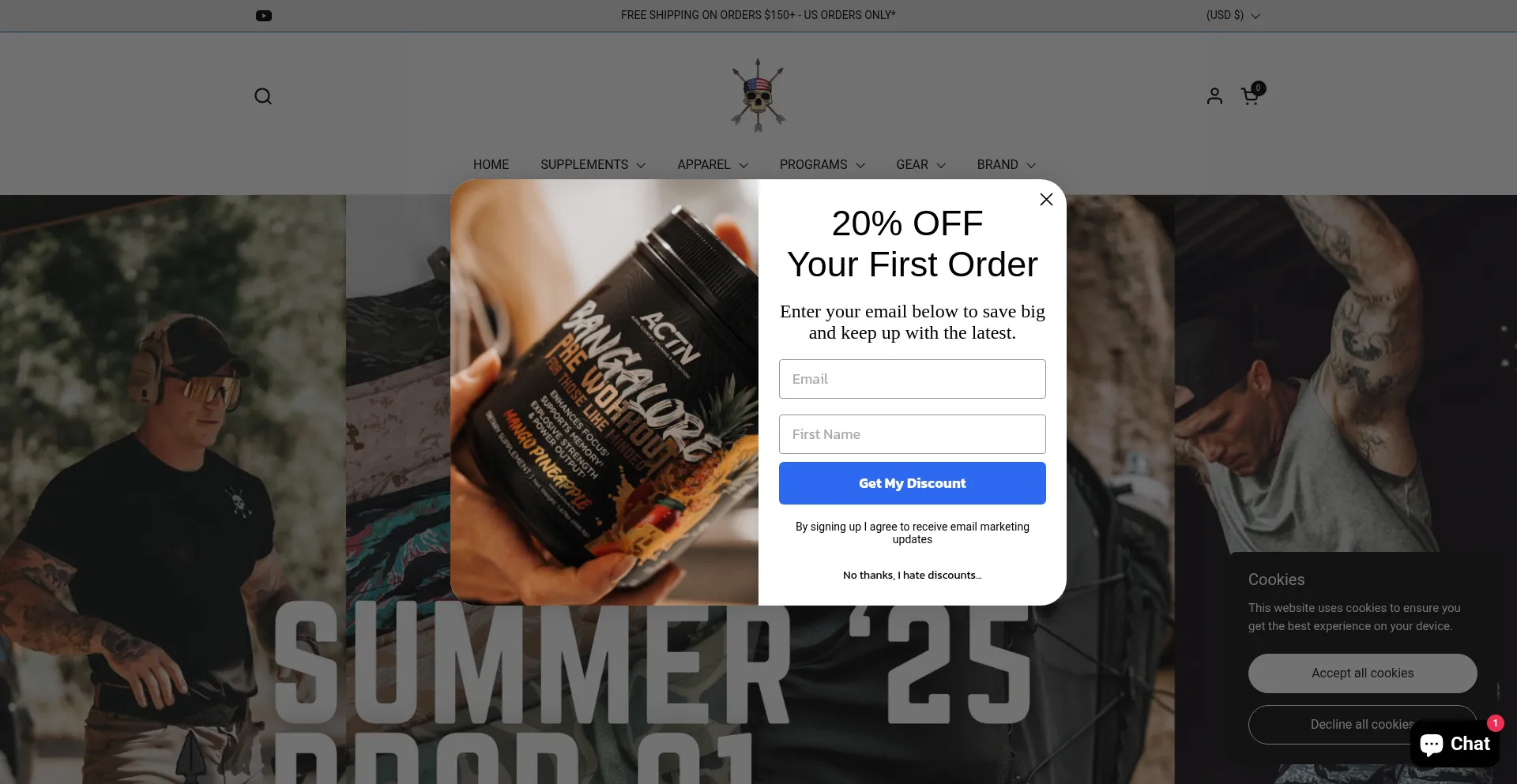 Website screenshot of Thealphacountry.com