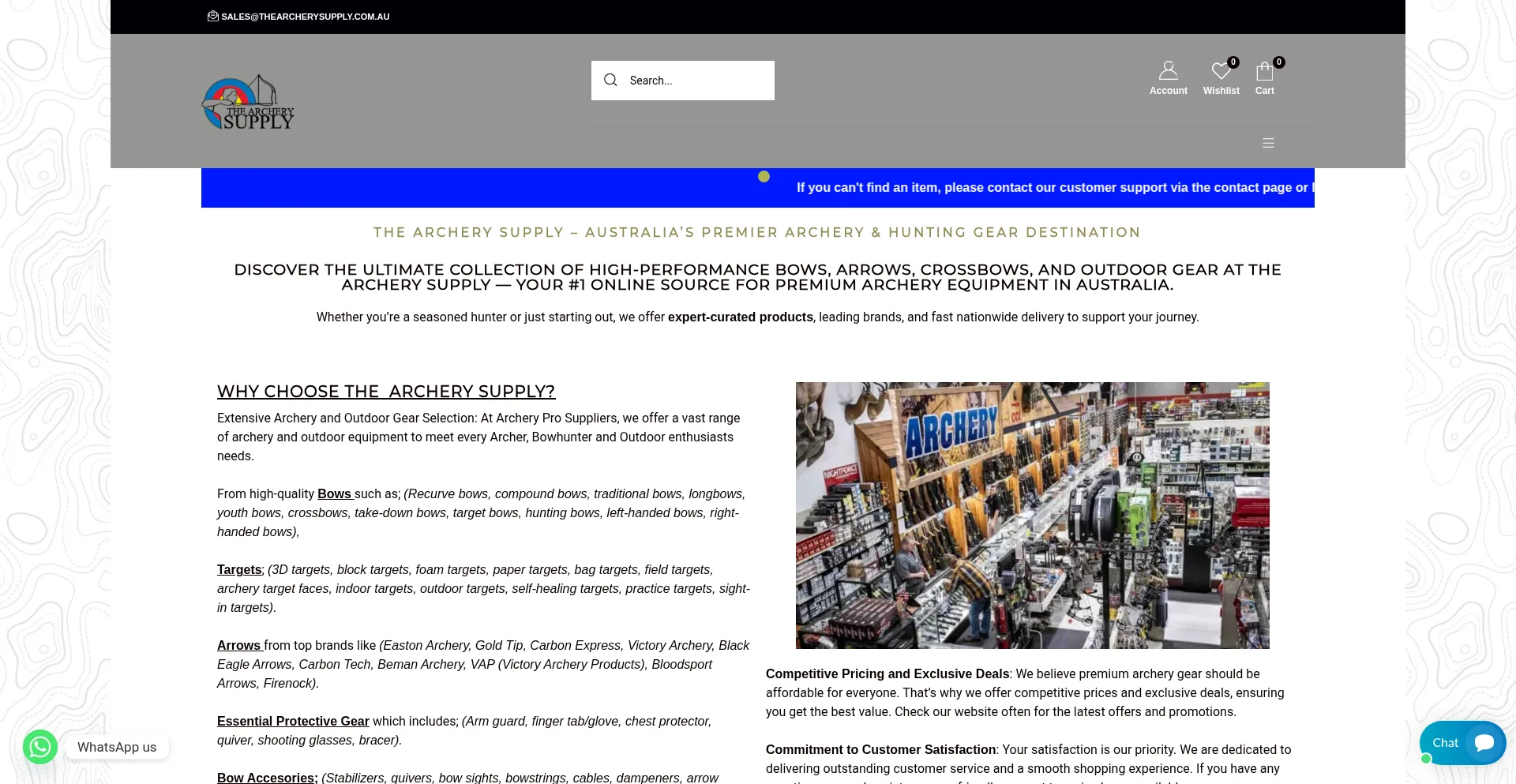 ¿És Seguro y Confiable Thearcherysupply.com.au?